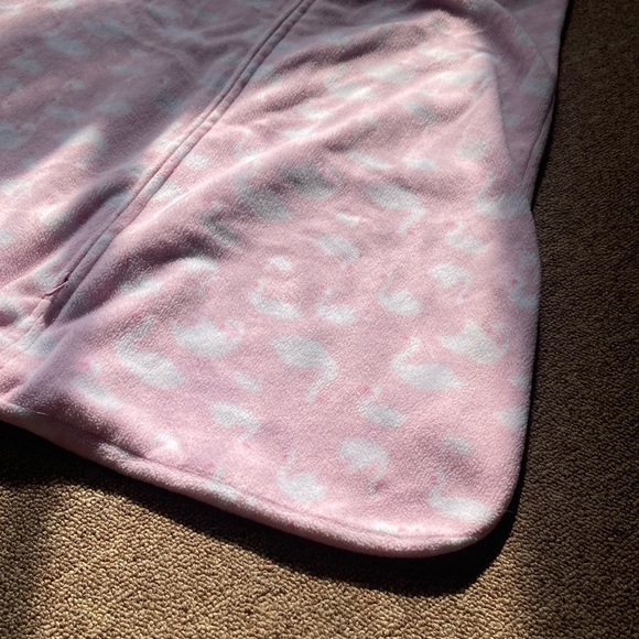 Halo Fleece Swan Sleep Sack with Zipper - Picture 5 of 9